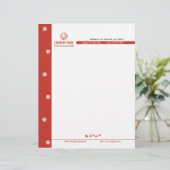 Lettre En-tête de Noël (Debout devant)