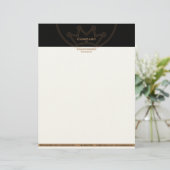 Lettre En-tête du logo de la Couronne (Debout devant)