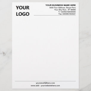 Lettre Exemple de En-Tête De Lettres Entreprise De Marque
