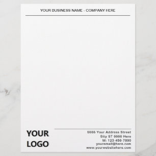 Lettre Exemple de En-Tête De Lettres Entreprise De Marque