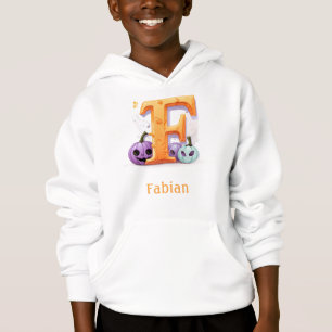 LETTRE F Sweat - shirt à capuche MITE Halloween