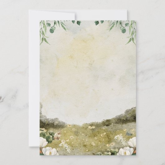 Lettre faire-part de mariage (Dos)