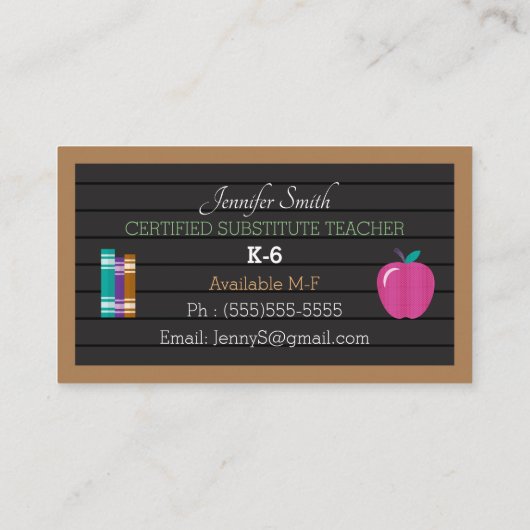 LETTRE Faux Conseil Substitut Carte de visite ense (Dos)