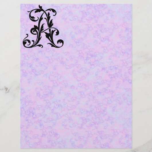 Lettre feuille A (Devant)