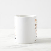 LETTRE FLEURIE DE COCOPIE L MONogramme Café Mug (Centre)