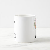 Lettre florale E, tasse d'aquarelle d'art de (Centre)