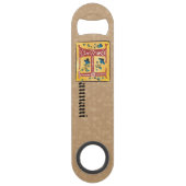 Lettre Florale médiévale illuminée H Monogramme (Dos)