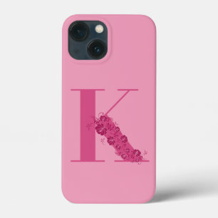 LETTRE Florale MONÂTRE K coque iphone