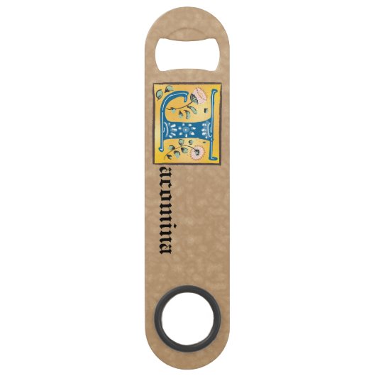 LETTRE Florale MOYENNE ÉCLAIRÉE J MONO (Devant)