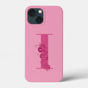 LETTRE Florale MOYENNE I coque iphone