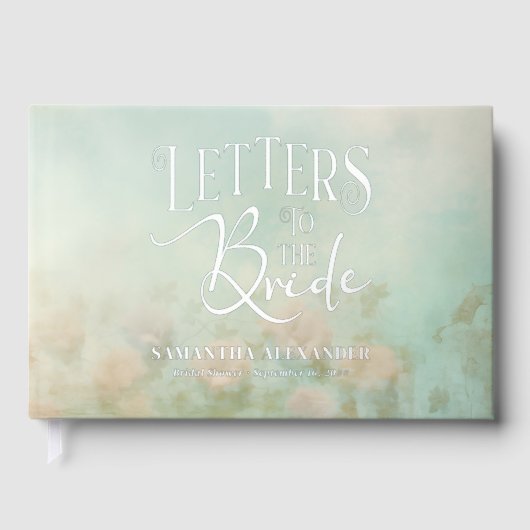 Lettre florale romantique à la mariée Élégant Mode (Recto)