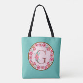 LETTRE G monogramme avec Sac fourre-tout d'image d (Dos)