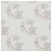 LETTRE G monogramme texte décoratif tissu personna (Détail)