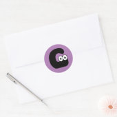 LETTRE GOogY G Sticker rond classique (Enveloppe)