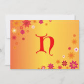 Lettre H Invitation (Devant)