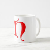 Lettre H Mug (Devant droit)