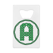 Lettre Initiale A Monogramme En Style Celtique (Dos)