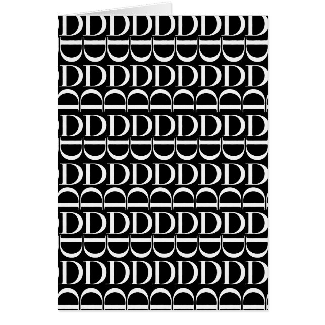 Lettre initiale D monogramme (Devant)