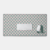 Lettre initiale de monogramme floral vintage rose (Clavier et souris)