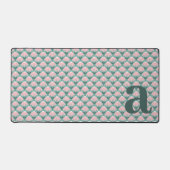 Lettre initiale de monogramme floral vintage rose (Recto)