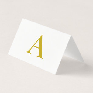 Lettre initiale de monogramme personnalisé de coul
