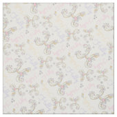 Lettre initiale H Tissu de nom Holly (Échantillon)