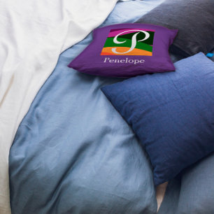 LETTRE INITIALE LAIDEAU LAIT Oreiller