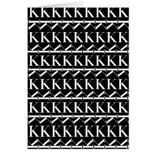 Lettre initiale monogramme K