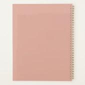 Lettre initiale monogramme moderne rose poussiéreu (Dos)