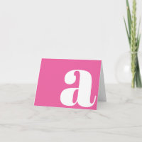 LETTRE INITIALE MONOGRAPHIQUE MODÈLE CHAUD rose