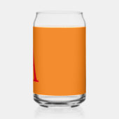 LETTRE INITIALE MONOGRAPHIQUE MODÈLE ROUGE ORANGE (Droite)