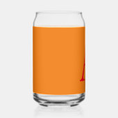 LETTRE INITIALE MONOGRAPHIQUE MODÈLE ROUGE ORANGE (Gauche)