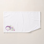 Lettre Initiale O Plus Design Floral Ensemble De S (Serviette à main)