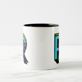 Lettre initiale personnalisée R Mug (Centre)