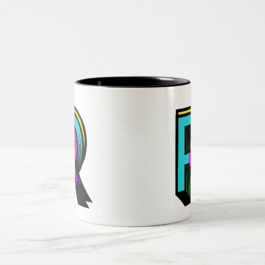 Lettre initiale personnalisée R Mug (Centre)