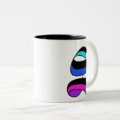 Lettre initiale personnalisée S Mug (Devant droit)