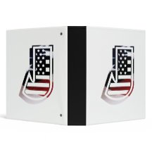 Lettre J Monogramme Initial USA