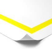 Lettre jaune M Poster (Coin)