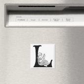 LETTRE Jours Lazy 'L' - Magnet (In Situ (Lave-vaisselle))