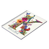 Lettre K Carnet personnalisé (Côté gauche)