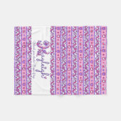 Lettre K nom signifiant couverture d'art rose Kayl (Devant (Horizontal))