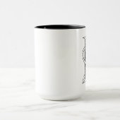 Lettre K Paraphe Mug (Centre)