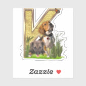 Lettre K Sticker personnalisation Anniversaire (Feuille)