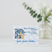 Lettre L des cartes d'information d'urgence pour e (Debout devant)