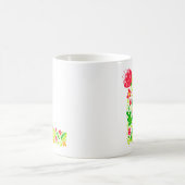 Lettre L en Fleurs Café Mug (Centre)