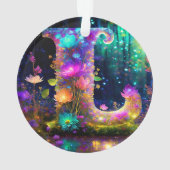 Lettre L florale brillante (dos)