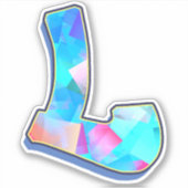 Lettre L _ Graffiti Alphabet Lettres Stickers (Devant)