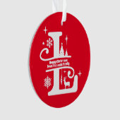 Lettre L Monogramme Nom de famille initial Salutat (devant)