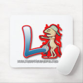 Lettre L tapis de graffiti de souris (Avec souris)
