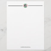 Lettre Lettres en-tête de la Société des Écrivains (Dos)